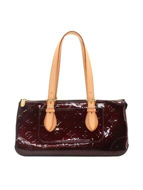 Louis Vuitton Monogram Vernis Shoulder Bag Leather Amarante